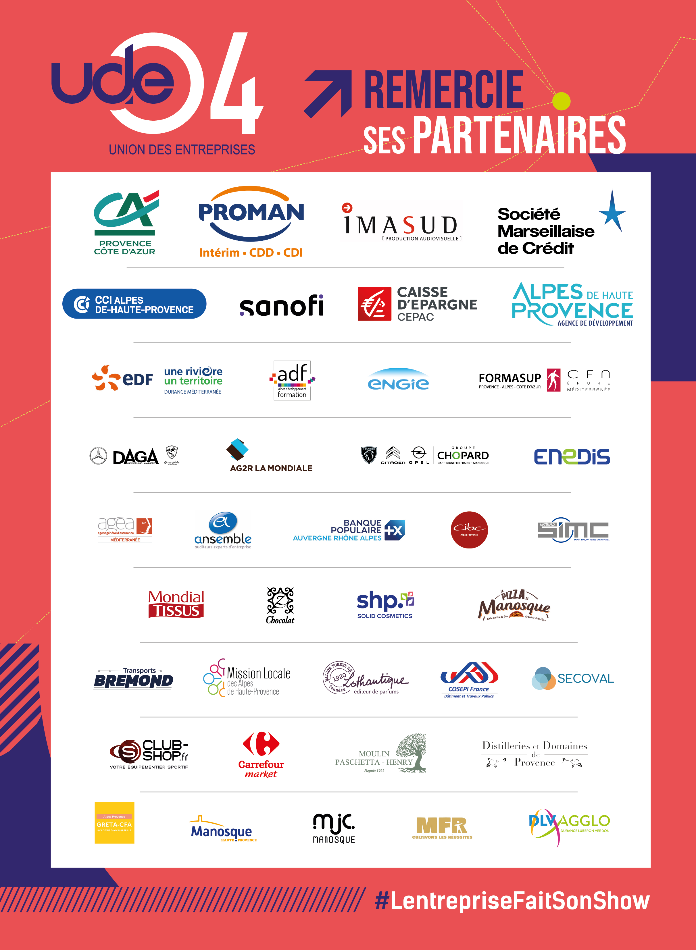 Partenaires show UDE 04 2022