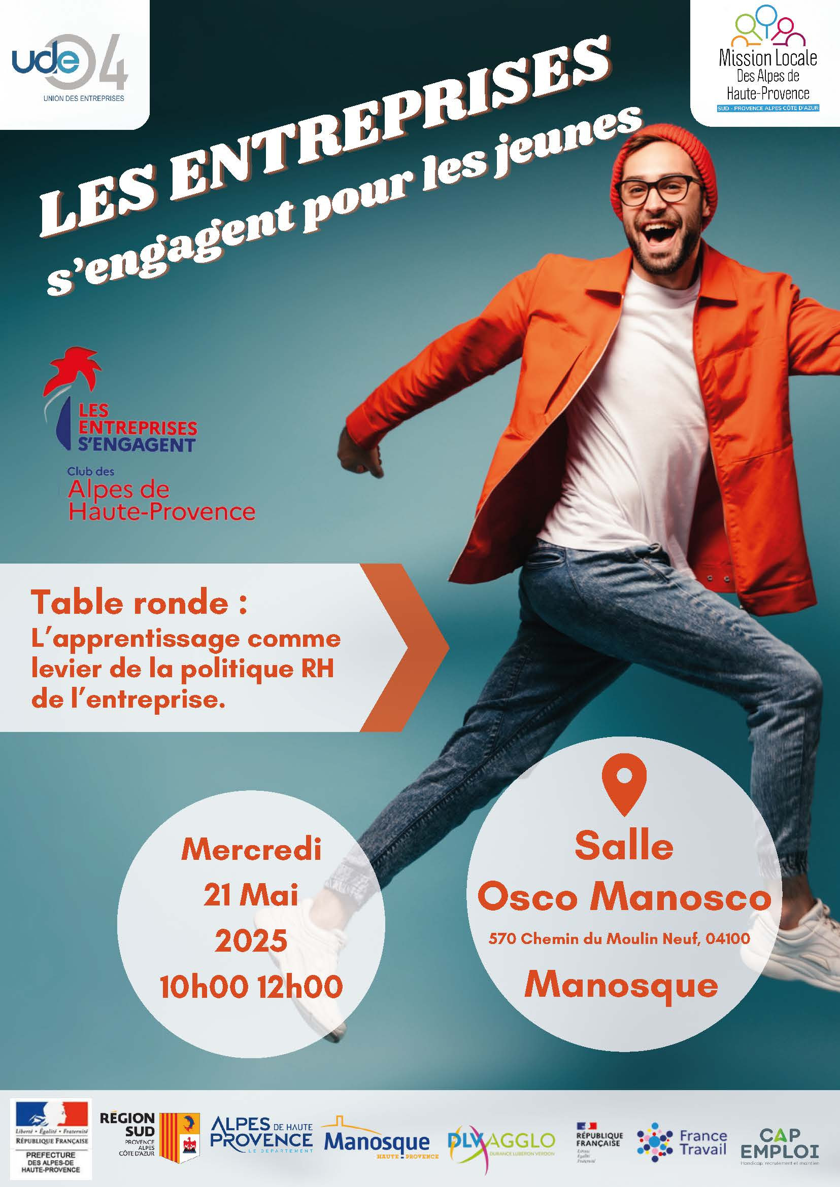 Affiche Table Ronde Forum de l'alternance 2025