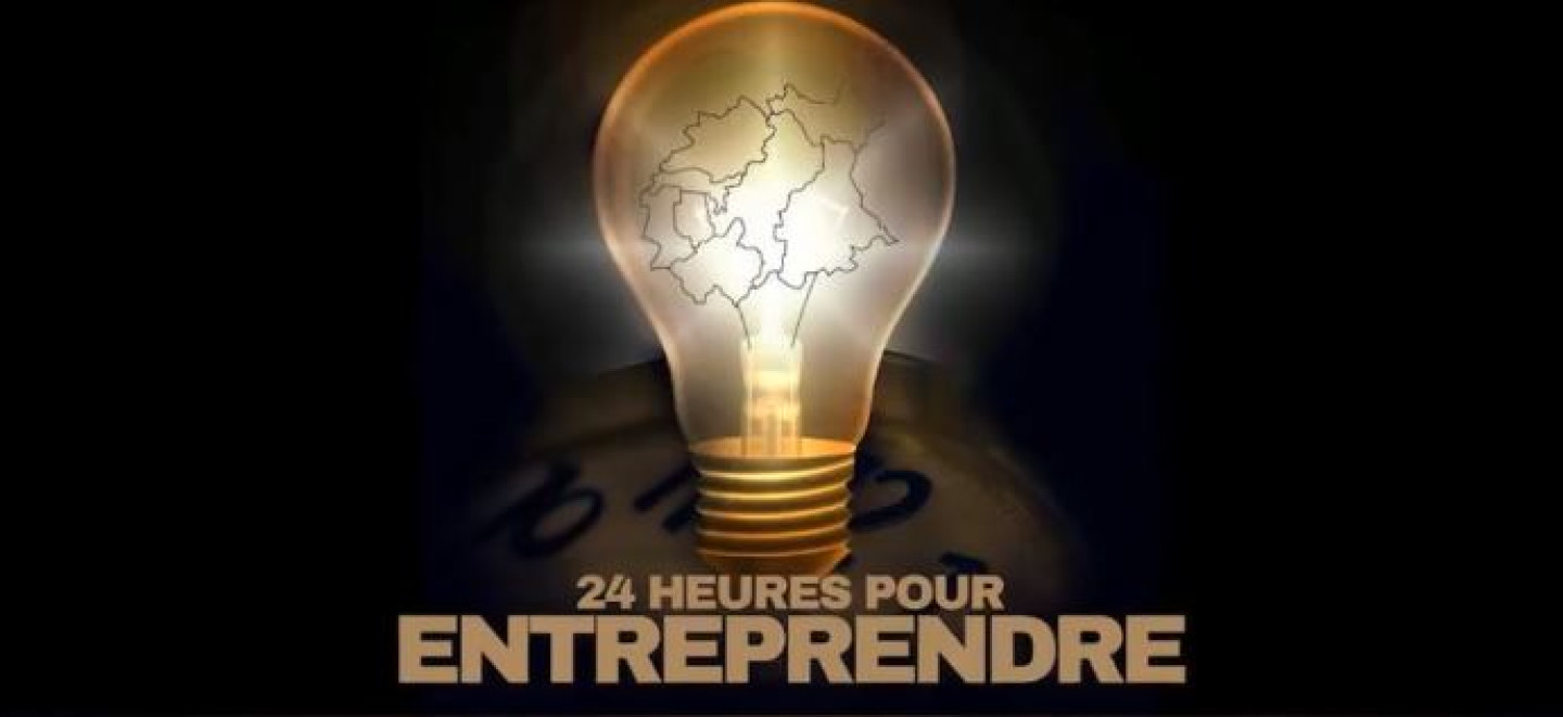 visuel 24 h POUR ENTREPRENDRE