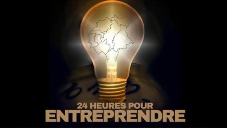 visuel 24 h POUR ENTREPRENDRE