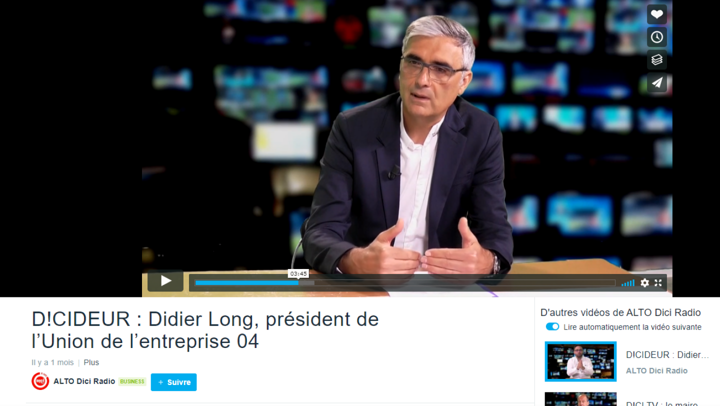 DICIDEUR : interview Didier Long