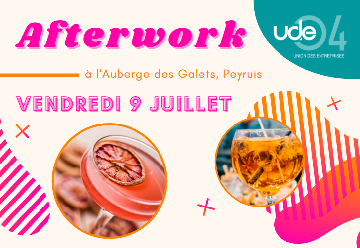 Soirée afterwork de réseau de l'UDE 04