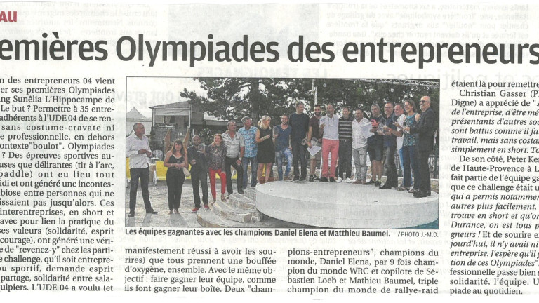 olympiades la provence